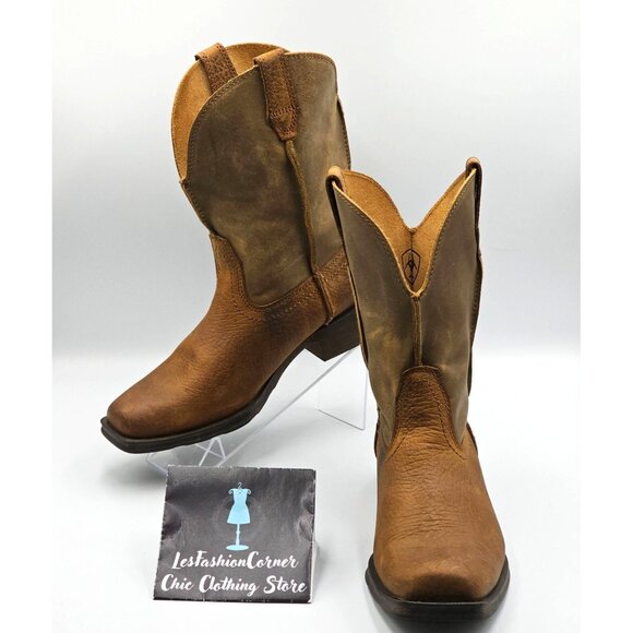 Ariat Shoes - Ariat Women's Brown Leather Rambler Bomber Western Cowgirl Boots Size 8B 2819